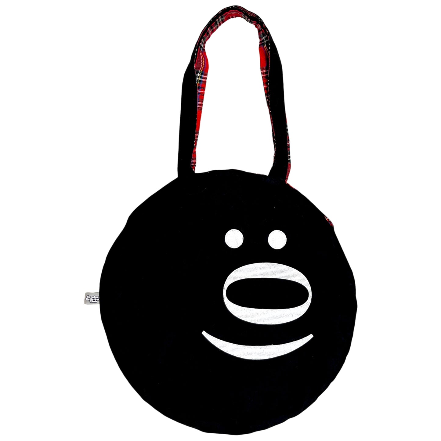 🌞Double-faced Sun Tote Bag (Black/Red Check)🖤❤️