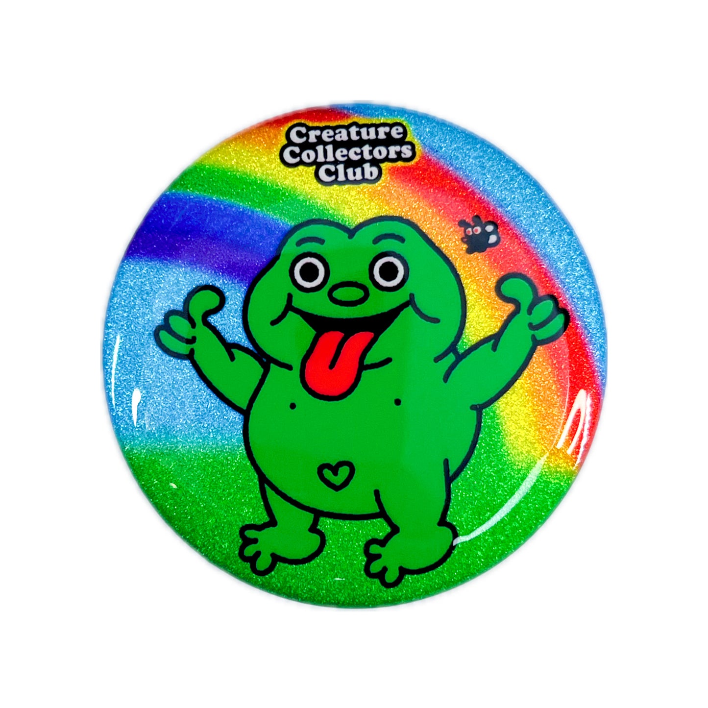 Froggy Glittery Badge🐸✨