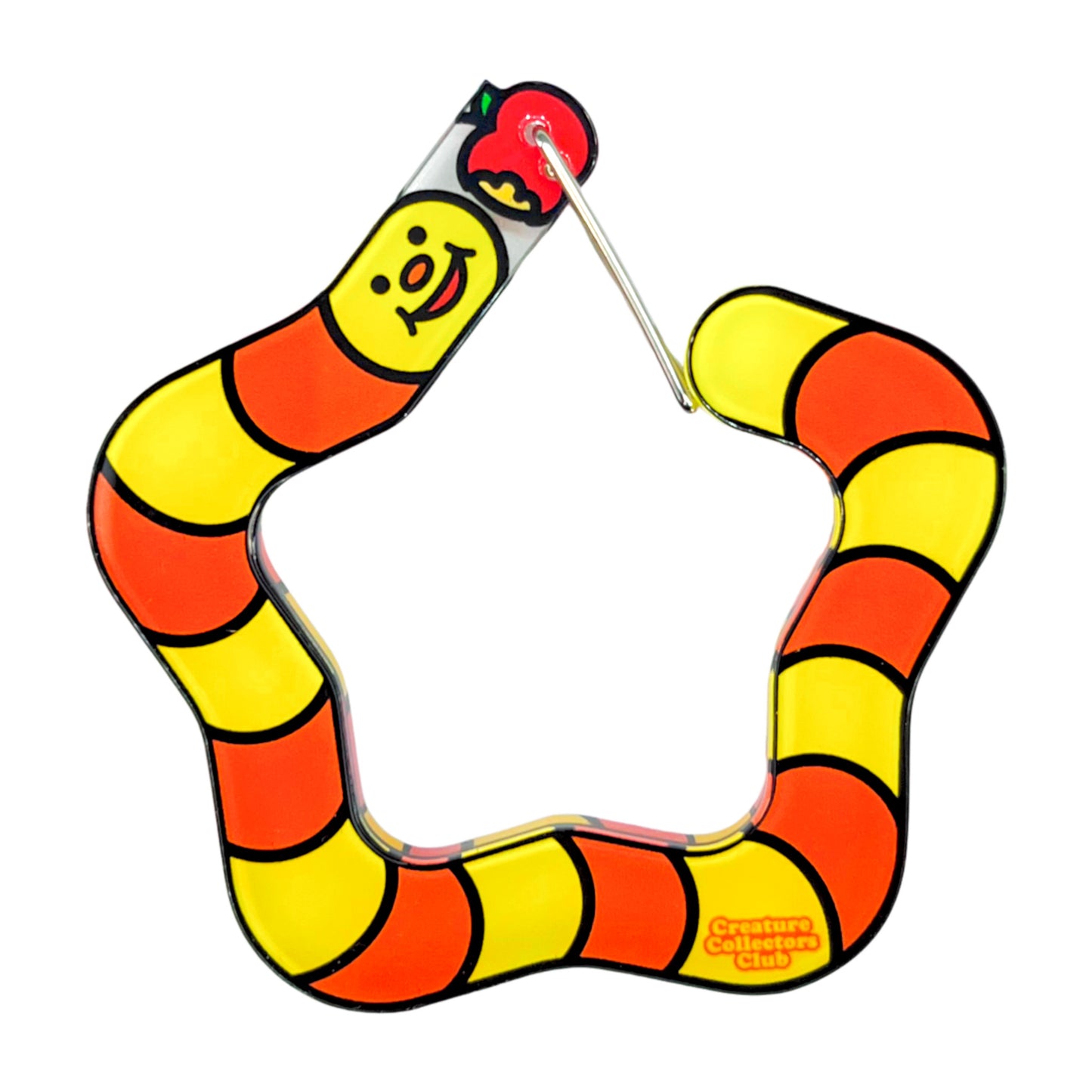 Star-shaped Worm Keychain🐛⭐️