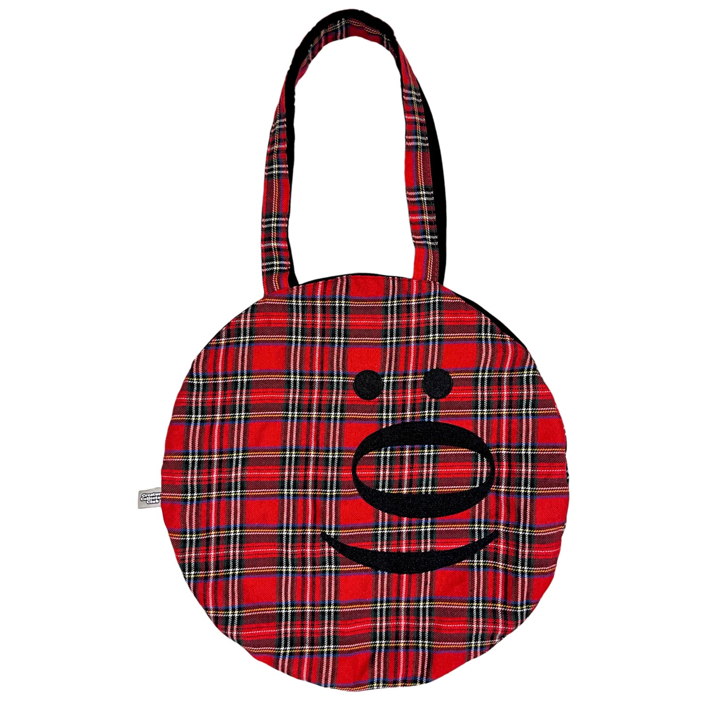 🌞Double-faced Sun Tote Bag (Black/Red Check)🖤❤️